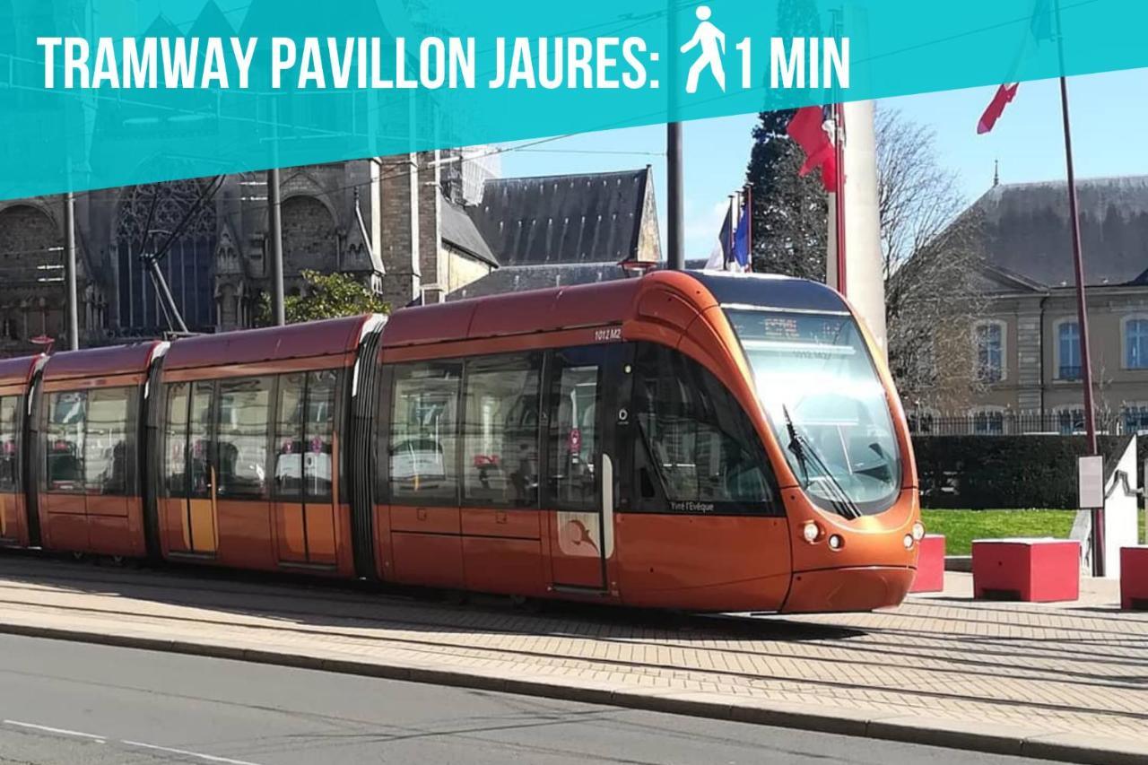 勒芒Tramway 12 Rdc Jaures Cosy Proche Gare公寓 外观 照片